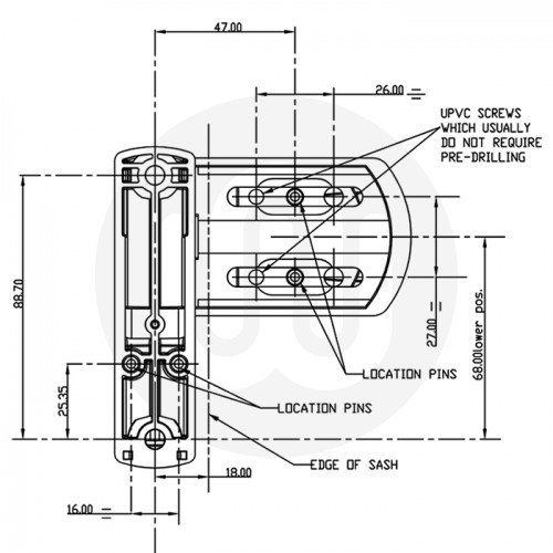 Trojan hotsell flag hinge
